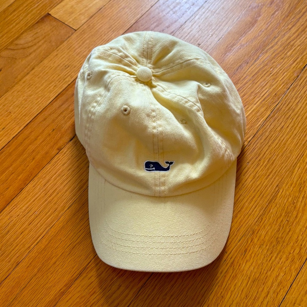 Vineyard Vines Yellow Baseball Hat